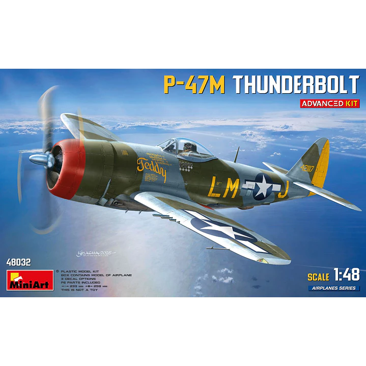 Para armar P-47M Thunderbolt Advanced Kit1/48 1