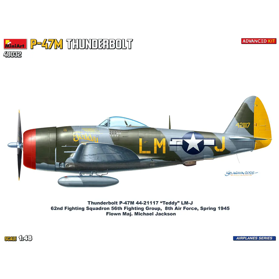 Para armar P-47M Thunderbolt Advanced Kit1/48 2