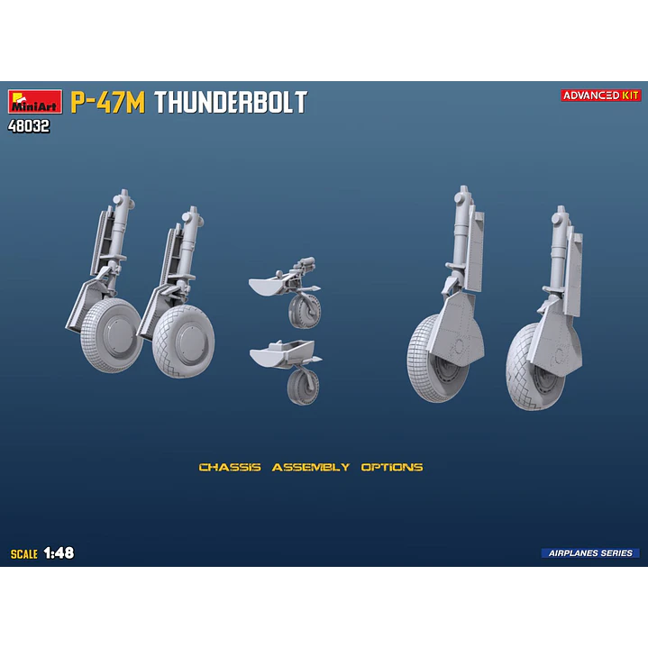 Para armar P-47M Thunderbolt Advanced Kit1/48 7