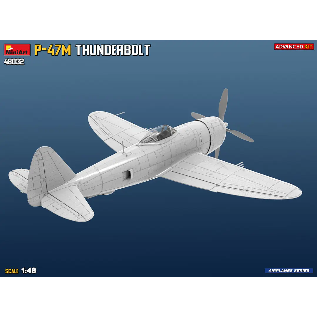 Para armar P-47M Thunderbolt Advanced Kit1/48 8