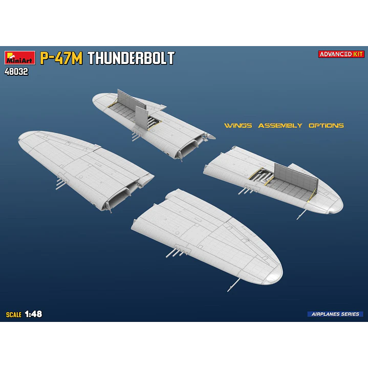 Para armar P-47M Thunderbolt Advanced Kit1/48 11
