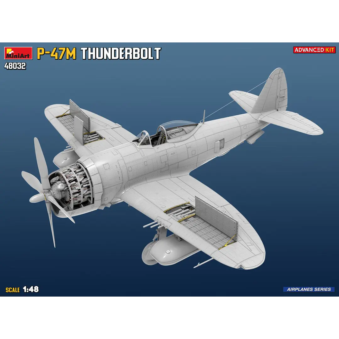 Para armar P-47M Thunderbolt Advanced Kit1/48 12