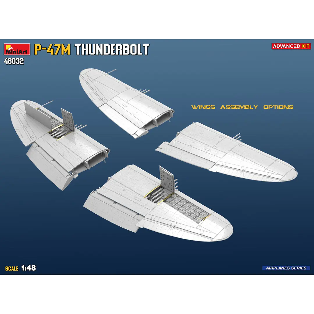 Para armar P-47M Thunderbolt Advanced Kit1/48 13
