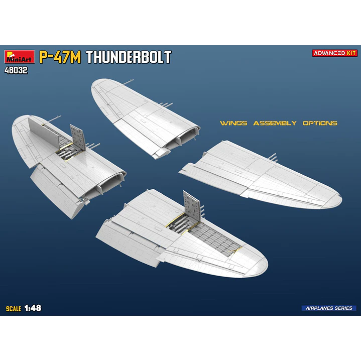 Para armar P-47M Thunderbolt Advanced Kit1/48 13