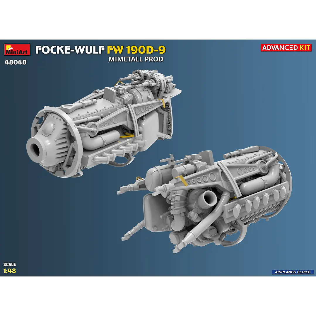 Para armarFOCKE-WULF FW 190D-9. MIMETALL PROD. ADVANCED KIT 1/48 9