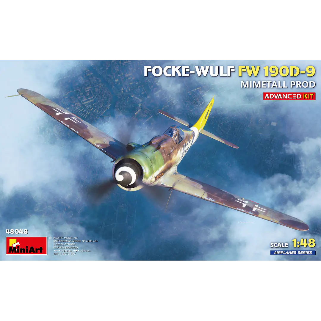 Para armarFOCKE-WULF FW 190D-9. MIMETALL PROD. ADVANCED KIT 1/48 1