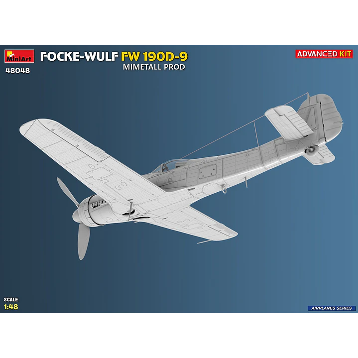 Para armarFOCKE-WULF FW 190D-9. MIMETALL PROD. ADVANCED KIT 1/48 2