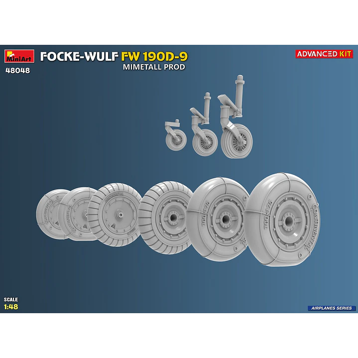 Para armarFOCKE-WULF FW 190D-9. MIMETALL PROD. ADVANCED KIT 1/48 14