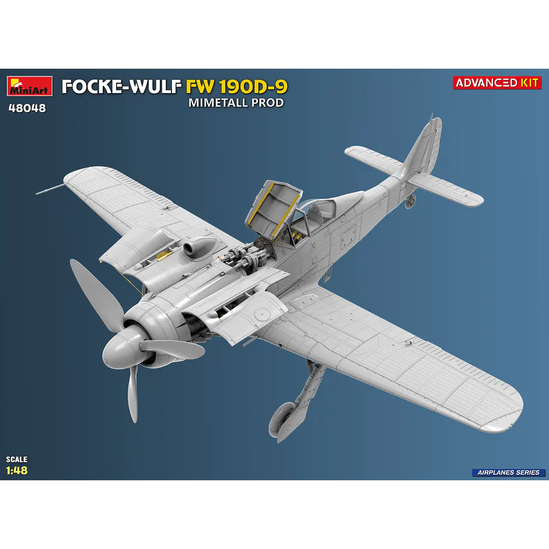 Para armarFOCKE-WULF FW 190D-9. MIMETALL PROD. ADVANCED KIT 1/48 3