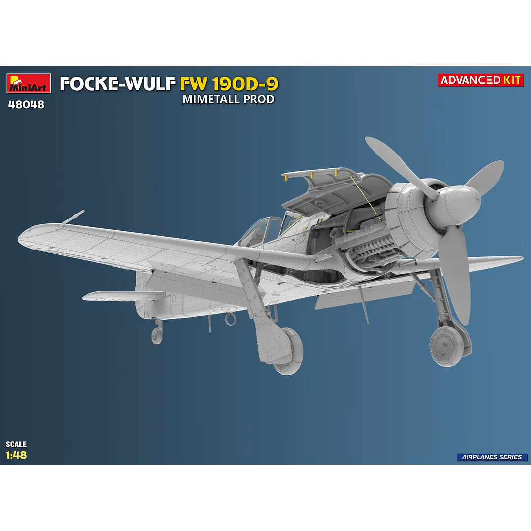 Para armarFOCKE-WULF FW 190D-9. MIMETALL PROD. ADVANCED KIT 1/48 12