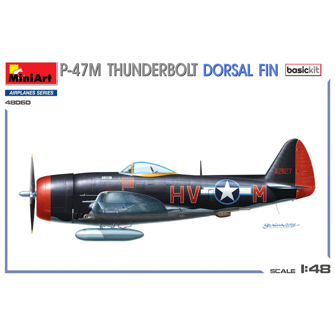 Para armarTHUNDERBOLT. DORSAL FIN. BASIC KIT  l1/48 2