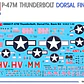 Para armarTHUNDERBOLT. DORSAL FIN. BASIC KIT  l1/48 - Miniatura 3