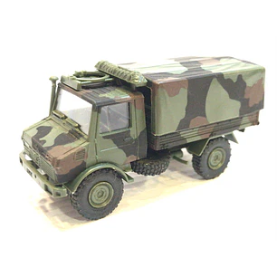 Vehículo Colección  No Nuevo Unimog Camuflado 1/87 ho h0