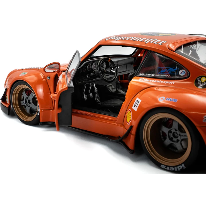 Carro Colección  Rwb Orange 1/18 4
