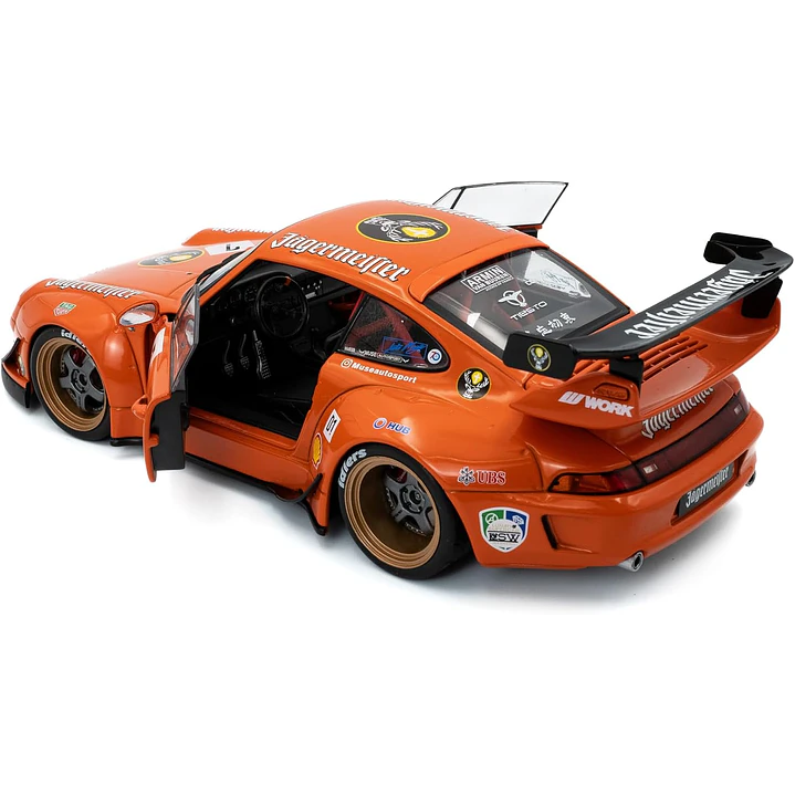 Carro Colección  Rwb Orange 1/18 5