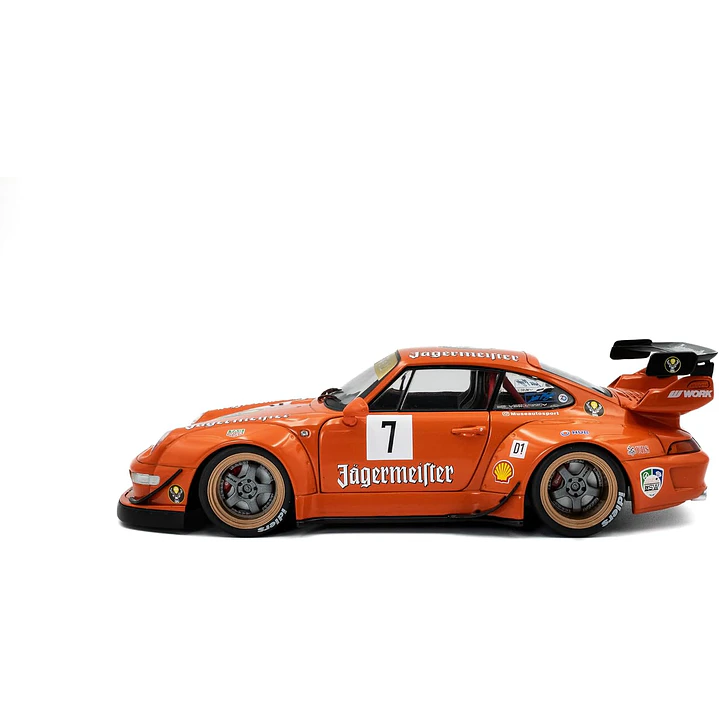 Carro Colección  Rwb Orange 1/18 8