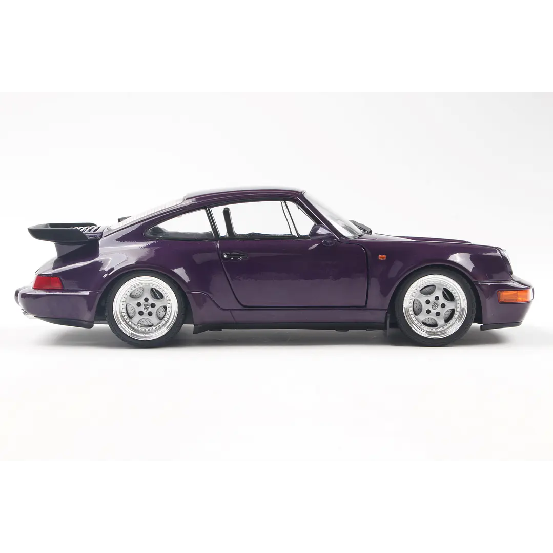 Carro Colección  Porsche 911 (964) Turbo Violet1/18 3