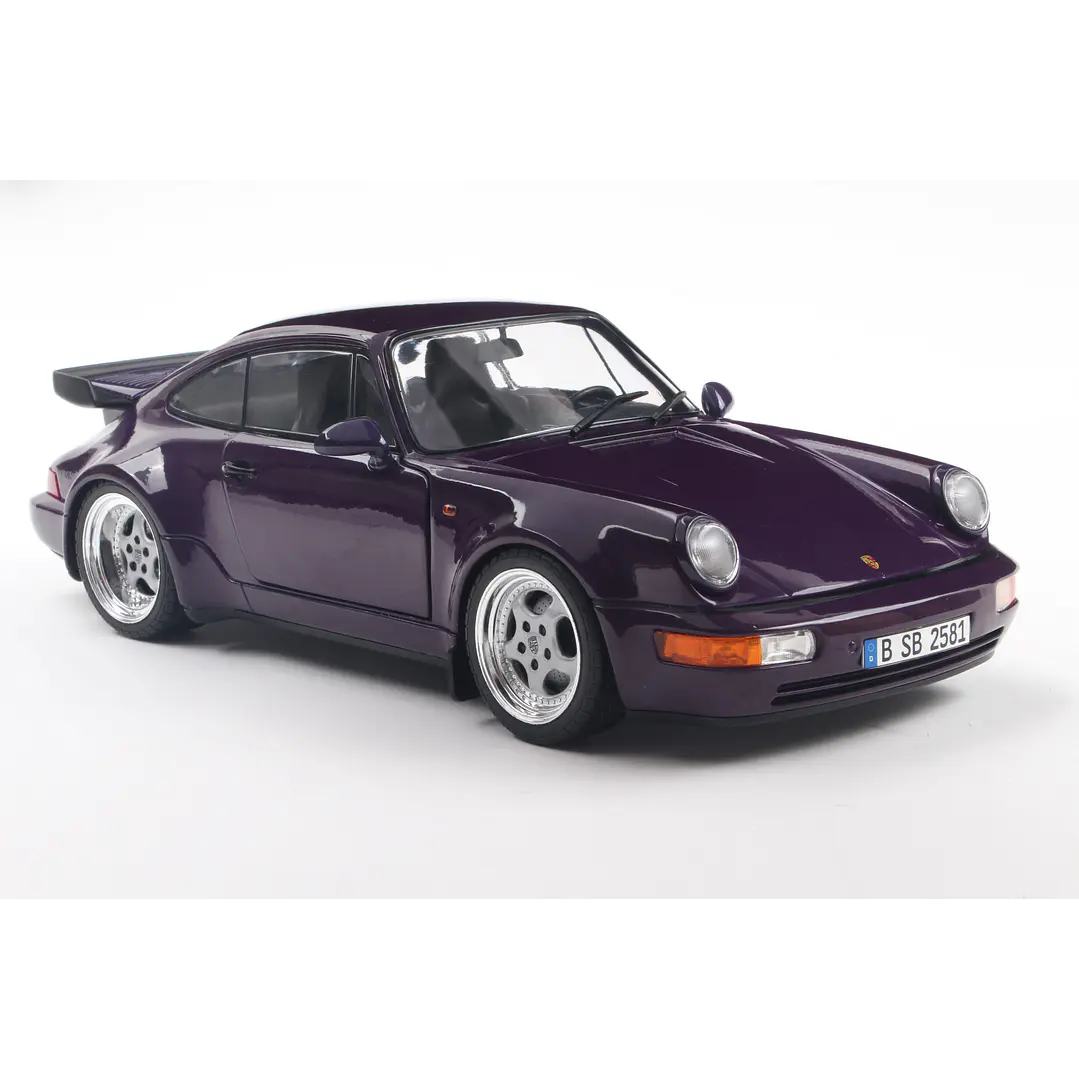 Carro Colección  Porsche 911 (964) Turbo Violet1/18 4