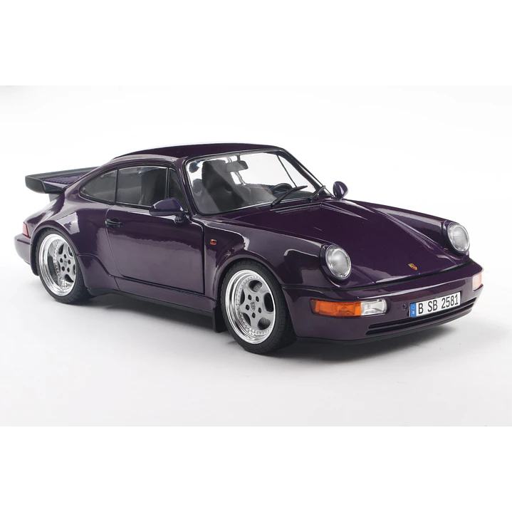 Carro Colección  Porsche 911 (964) Turbo Violet1/18 4