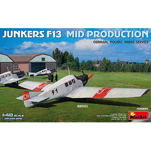 Para armar Junkers F13 Mid Prod German Pol1/48