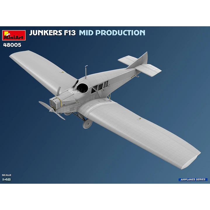 Para armar Junkers F13 Mid Prod German Pol1/48 3