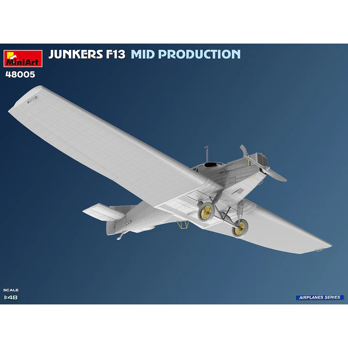 Para armar Junkers F13 Mid Prod German Pol1/48 4