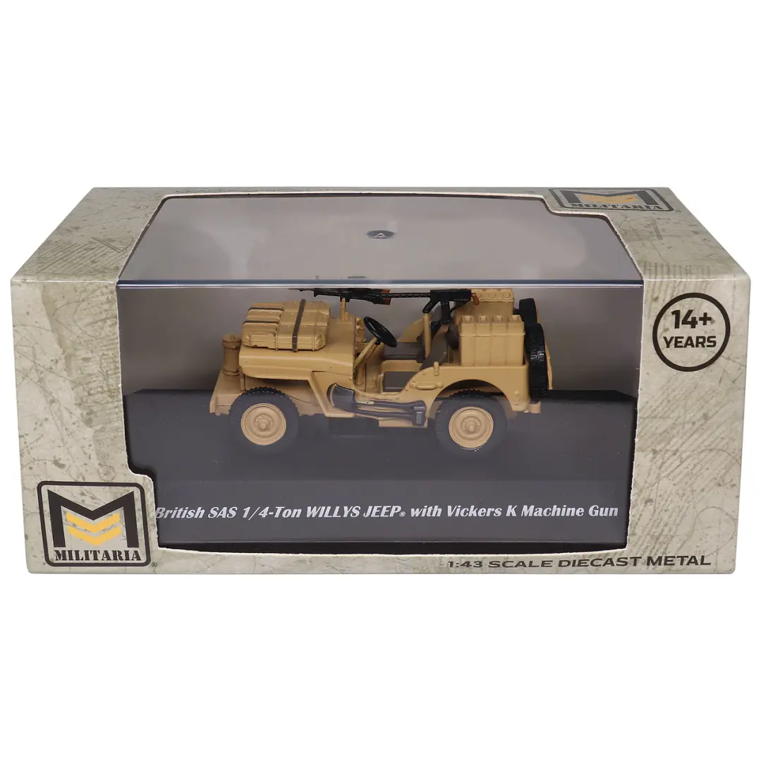 Vehículo Colección  British Sas 1/4 Ton Willys 1/43 5