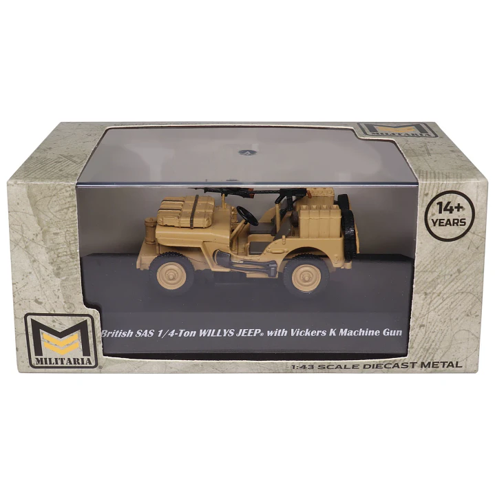 Vehículo Colección  British Sas 1/4 Ton Willys 1/43 5