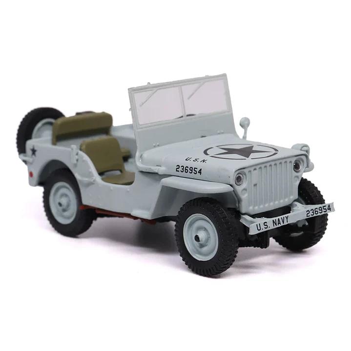 Vehículo Colección  Us Navy 1/4 Ton Willys Jeep 1/43 3