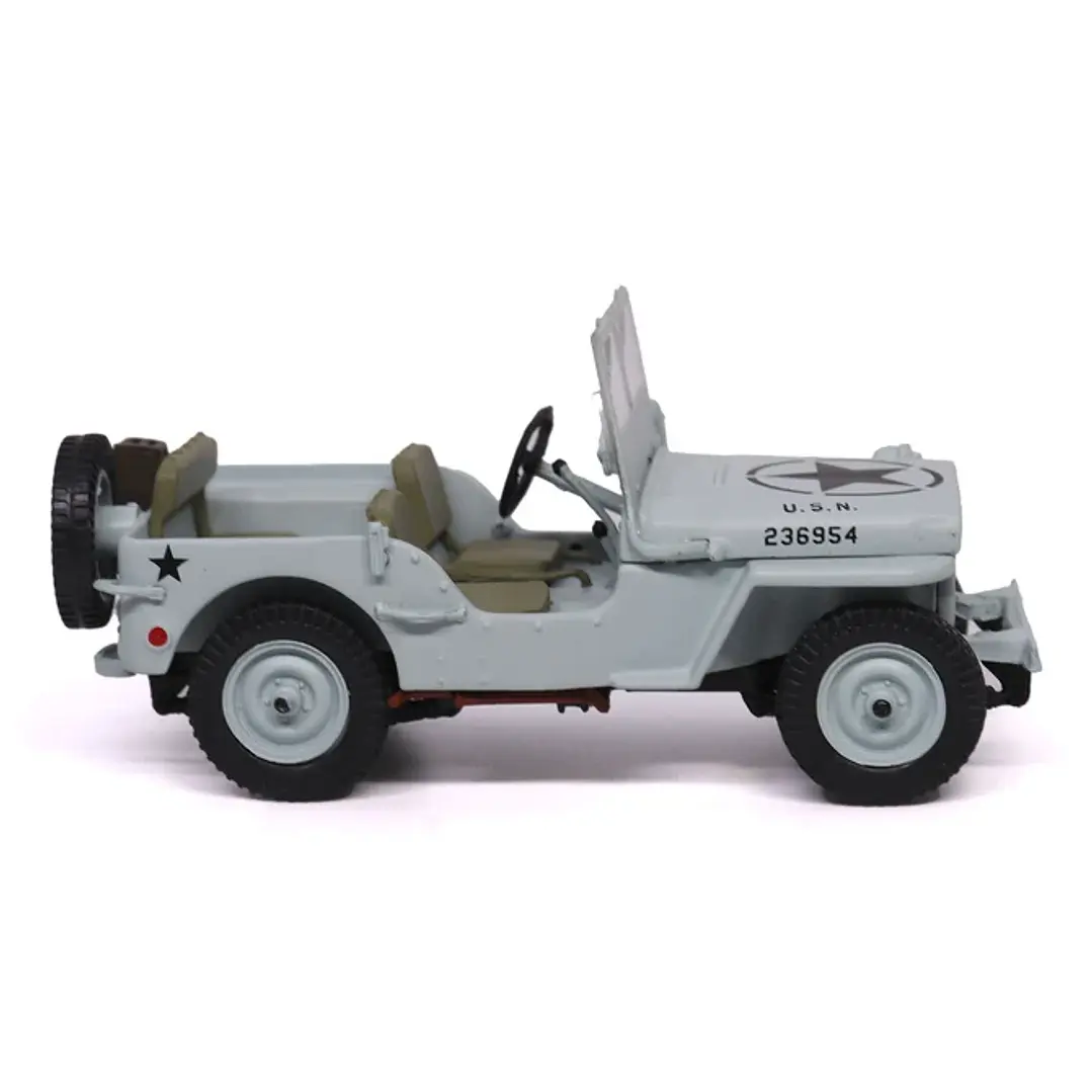 Vehículo Colección  Us Navy 1/4 Ton Willys Jeep 1/43 4