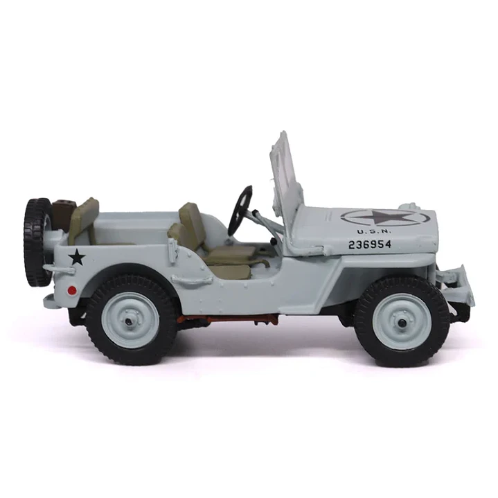 Vehículo Colección  Us Navy 1/4 Ton Willys Jeep 1/43 4