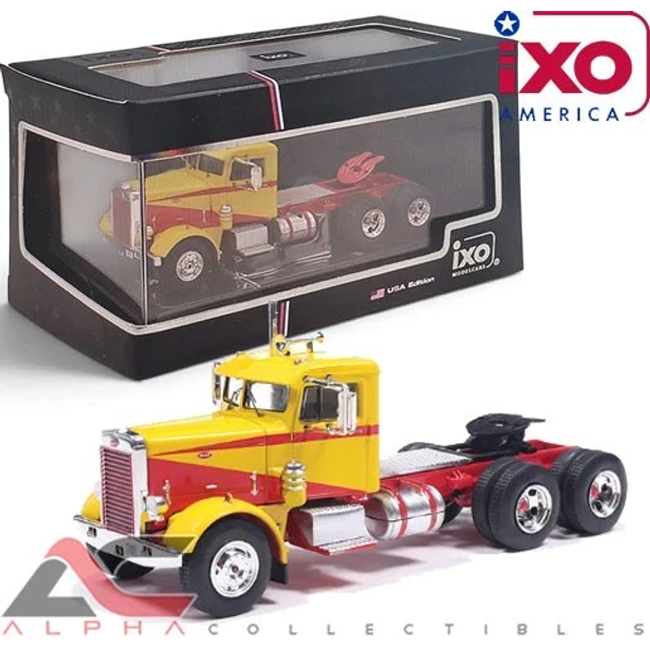 Carro Colección  1963 Peterbilt 281 Yellow -Red1/64 1