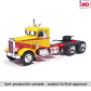 Carro Colección  1963 Peterbilt 281 Yellow -Red1/64 - Miniatura 2