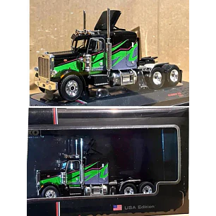 Carro Colección  1973 Peterbilt 359  Negro/Verde1/64
