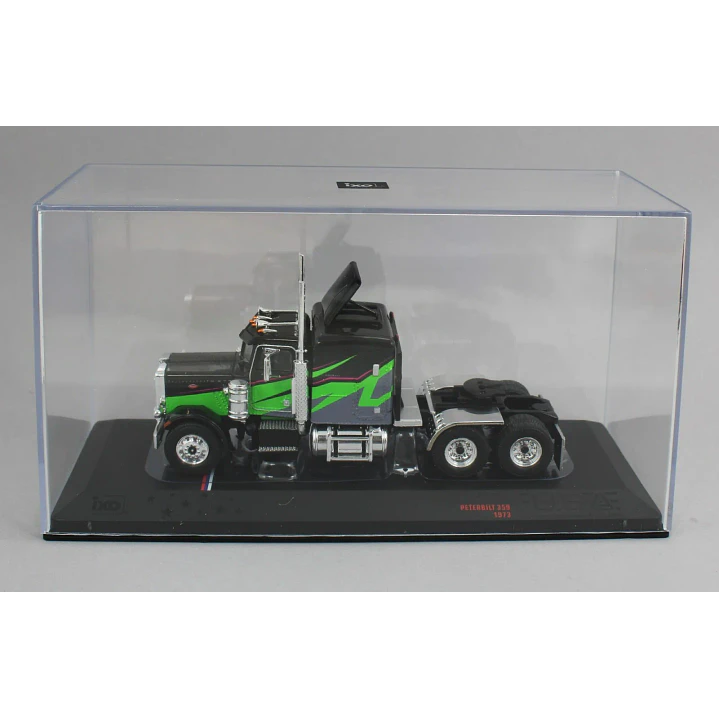 Carro Colección  1973 Peterbilt 359  Negro/Verde1/64 5