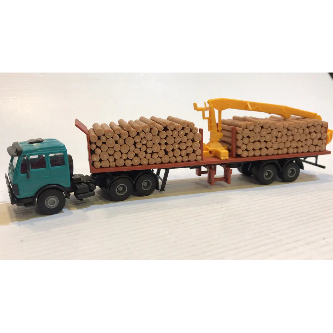 Vehículo Colección  No Nuevo Mercedes Con Troncos 1/87 ho h0 1