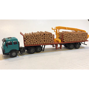 Vehículo Colección  No Nuevo Mercedes Con Troncos 1/87 ho h0