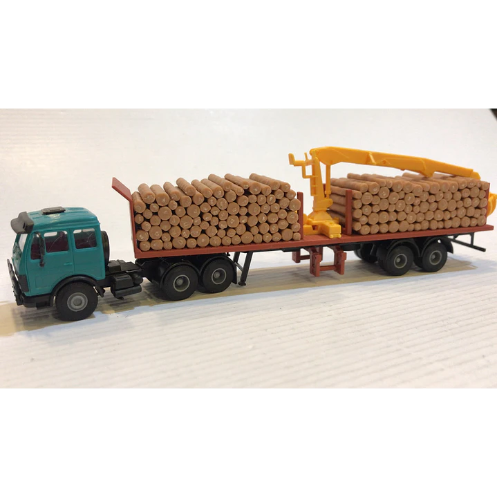 Vehículo Colección  No Nuevo Mercedes Con Troncos 1/87 ho h0 1