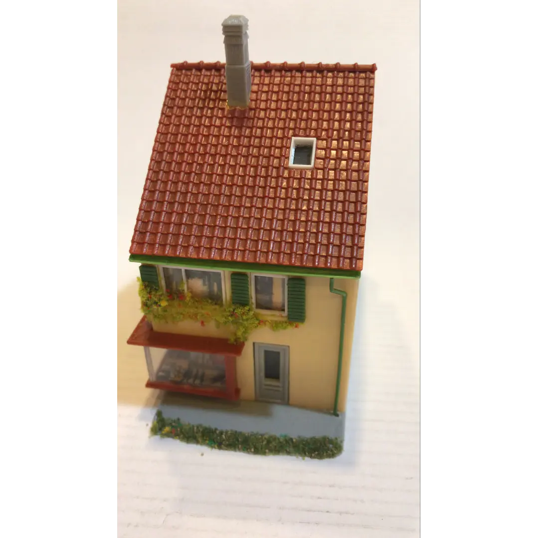 Tren Eléctrico No Nuevo Casa con Balcon 1/87 ho h0 2