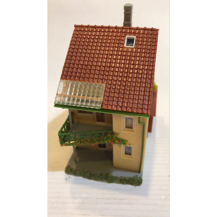Tren Eléctrico No Nuevo Casa con Balcon 1/87 ho h0 3