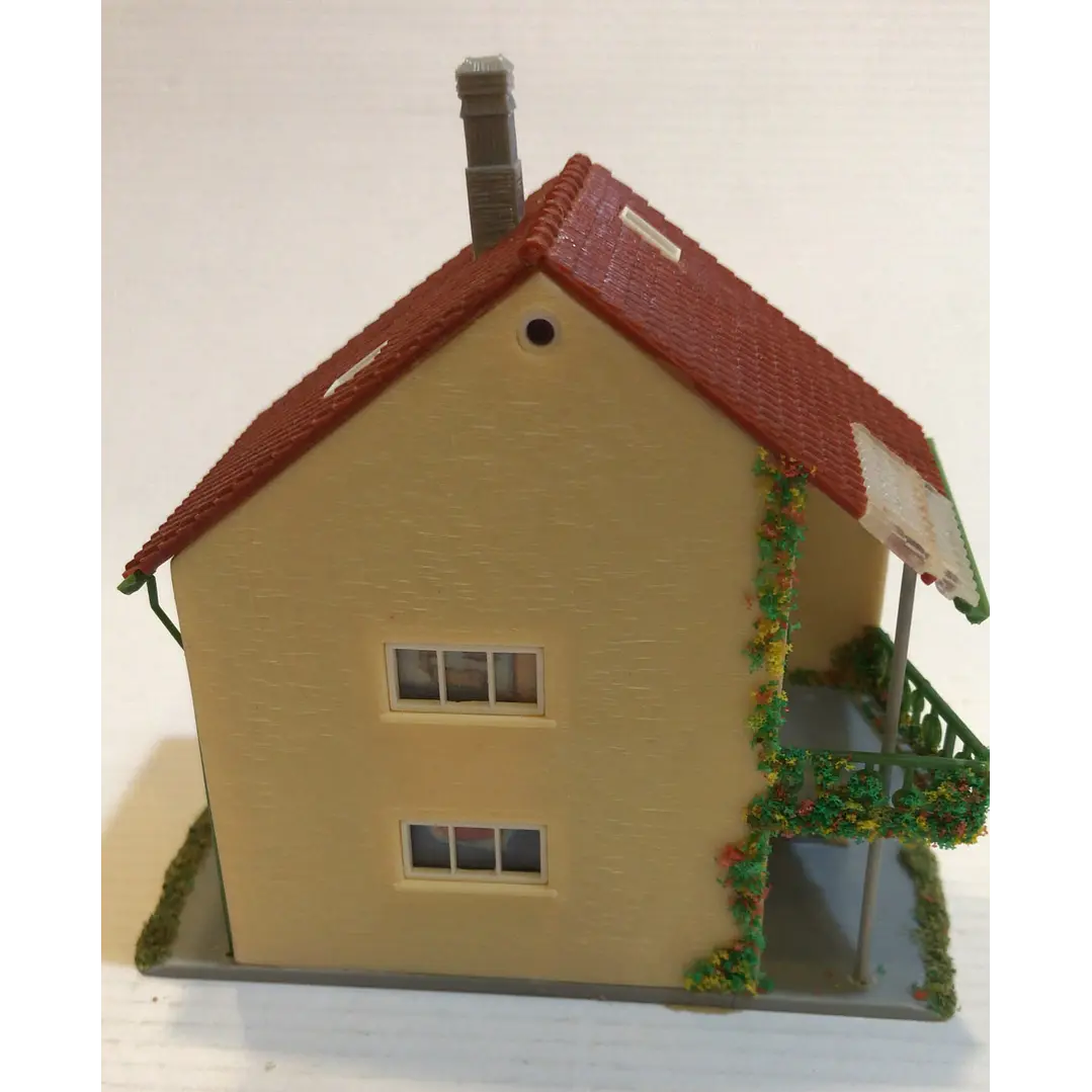 Tren Eléctrico No Nuevo Casa con Balcon 1/87 ho h0 4