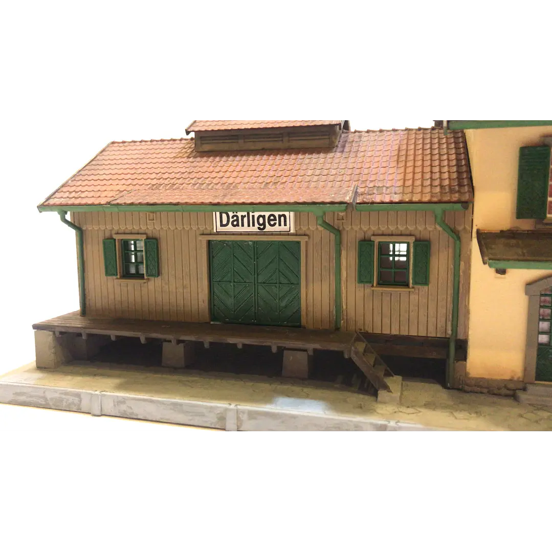 Tren Eléctrico No Nuevo Estacion De Trenes 1/87 Ho h0  4