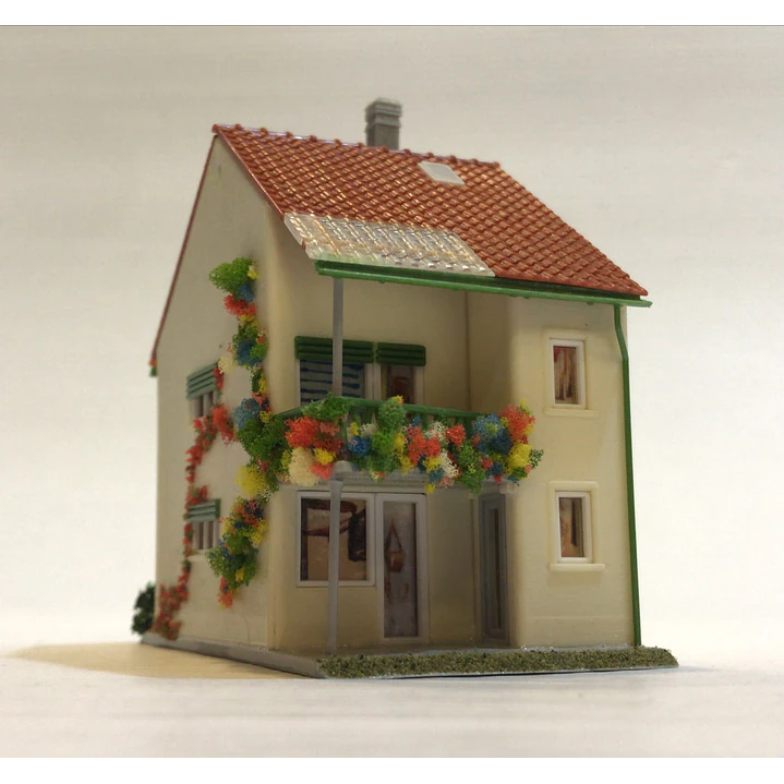 Tren Eléctrico No Nuevo Casa con Balcon 1/87 ho h0 1