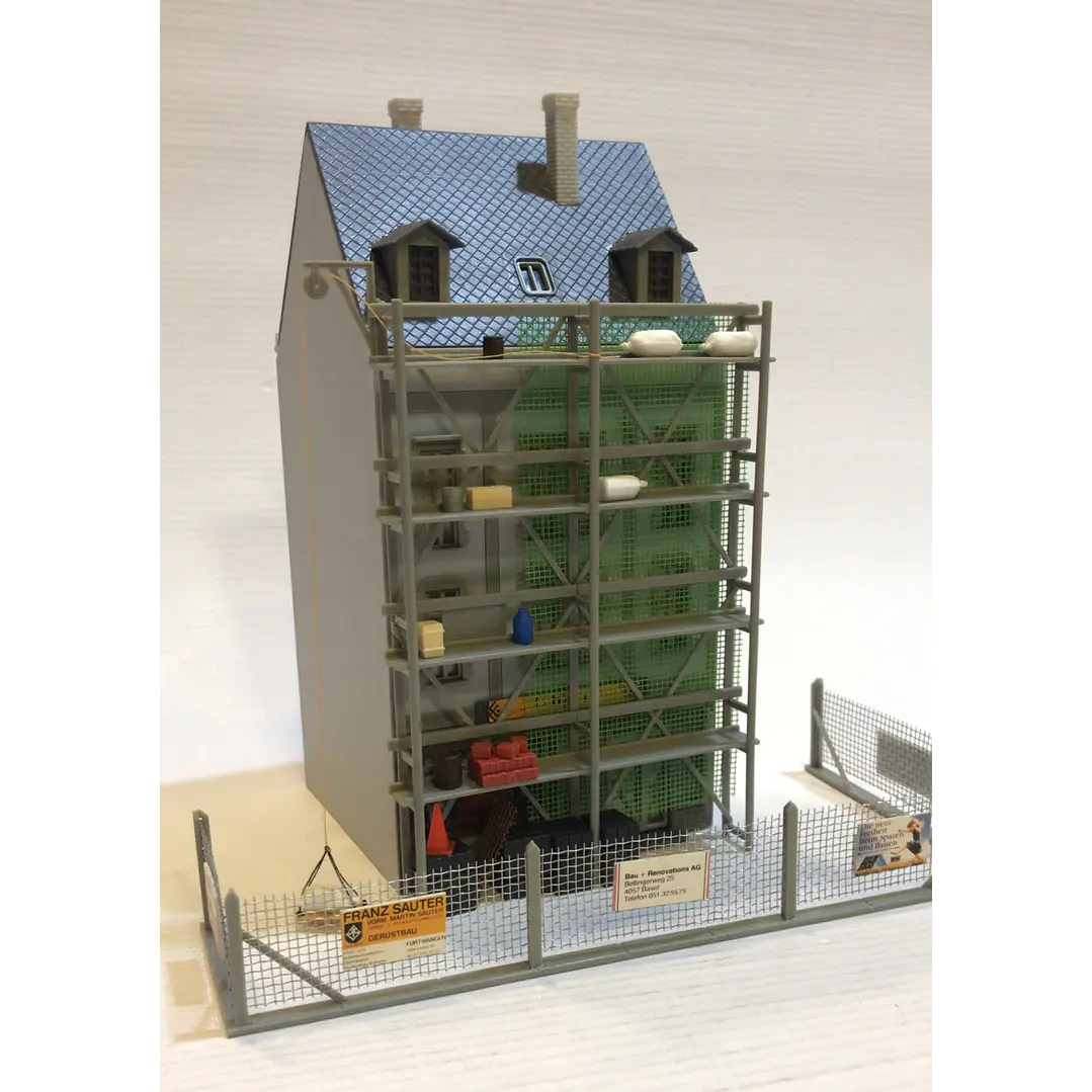 Tren Eléctrico No Nuevo Edifico En Remodelacion 1/87 ho h0 1