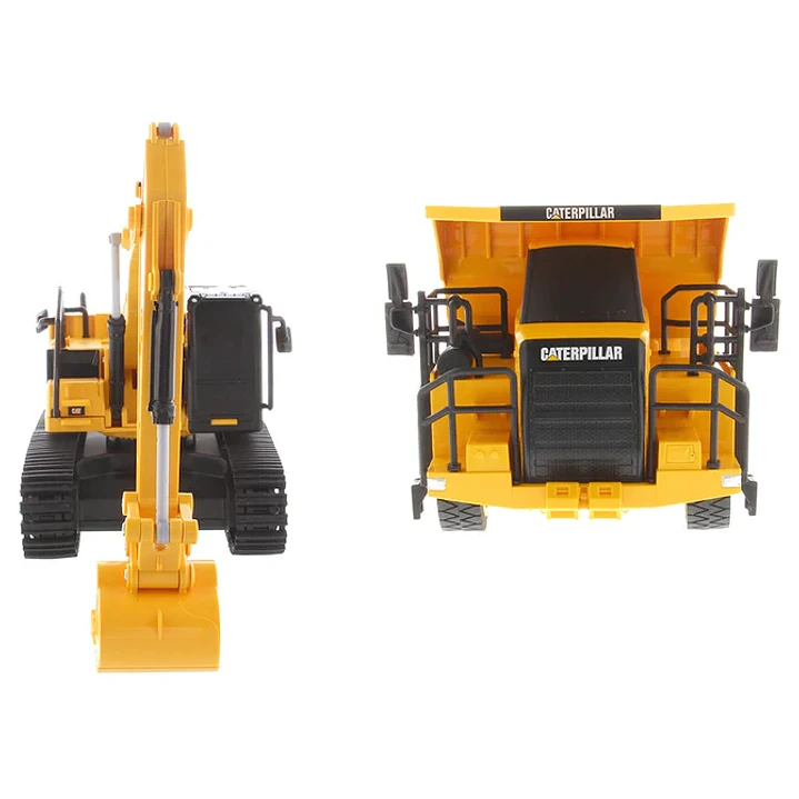 Vehículo Control Remoto Set Radiocontrcat336 Y Cat 770 1/35 2