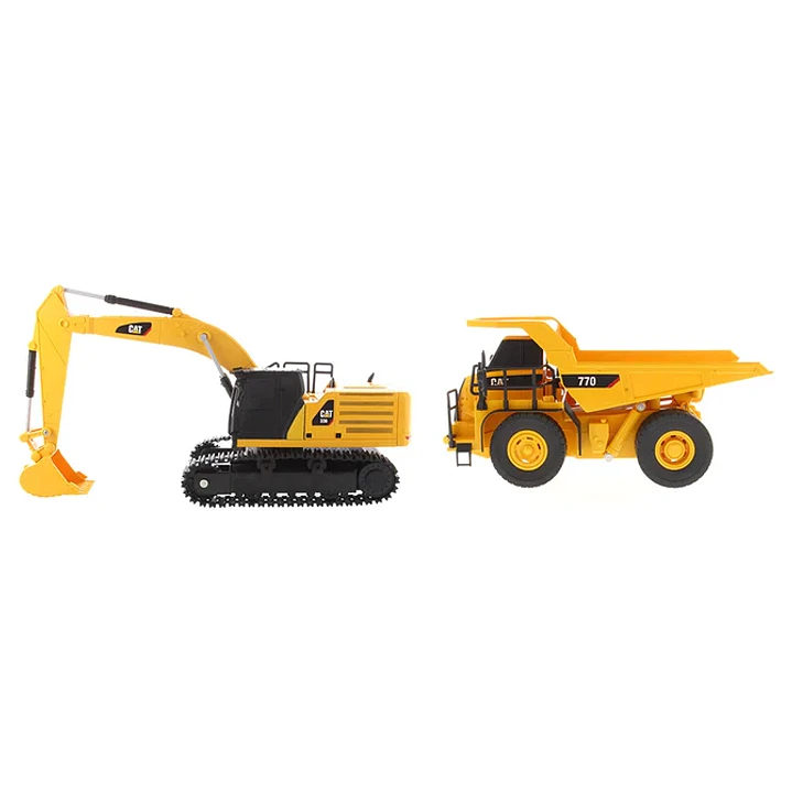 Vehículo Control Remoto Set Radiocontrcat336 Y Cat 770 1/35 5