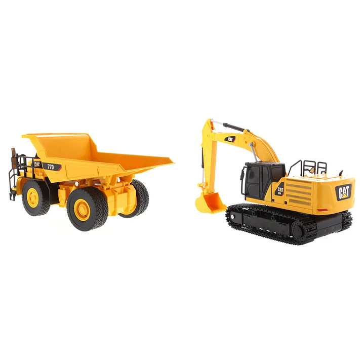 Vehículo Control Remoto Set Radiocontrcat336 Y Cat 770 1/35 10