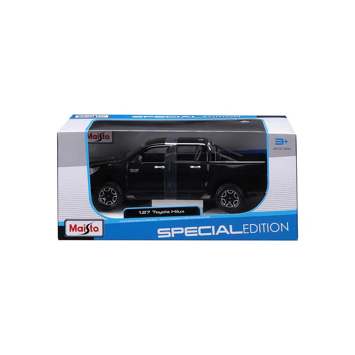 Carro Colección  Toyota Hilux 1/27 black 3