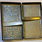 Cigarrera - pitillera en bronce, medalla de San Benito - Miniatura 2