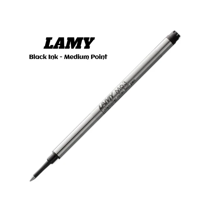 LAMY M63 Tintenroller Rollerball Pen Recarga Negro con Cubierta 1